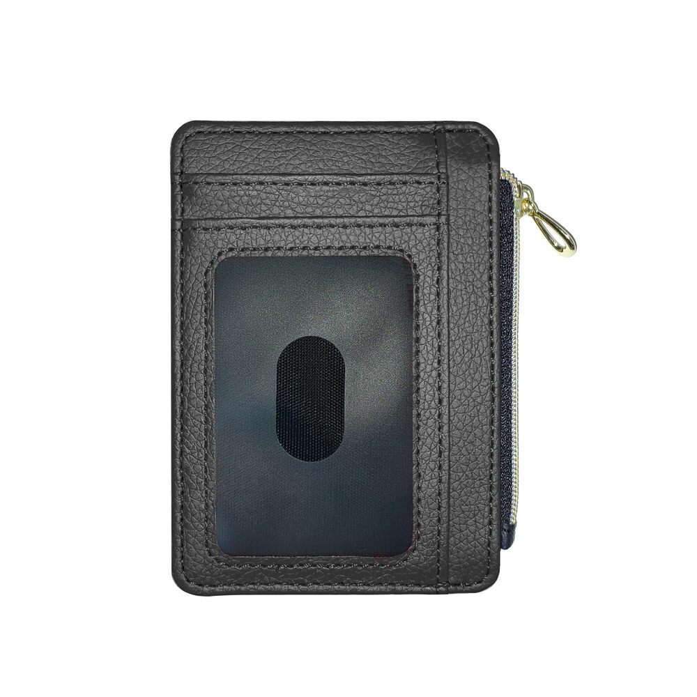 5102 Small Wallet & , Slim Minimalist Faux Leather Front Pocket Credit Card